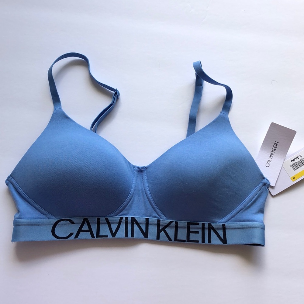 Calvin Klein Bralette Blue Color Size M